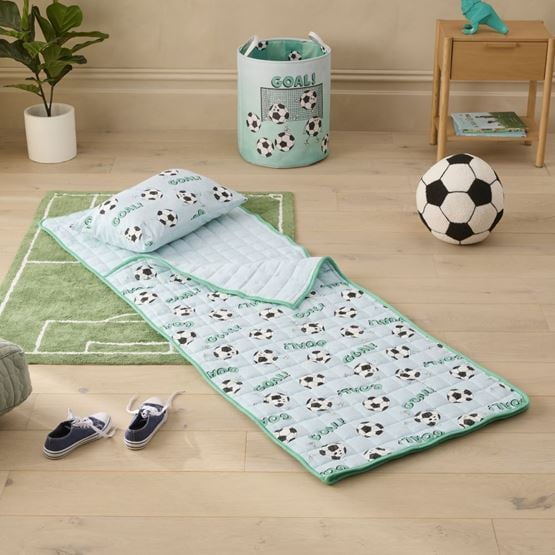Shoot For Your Goals Jersey Quilted Sleeping Bag