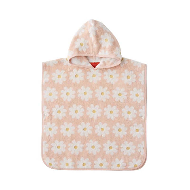 Daisy Floral Hooded Baby Bath Towel