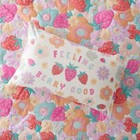 Feeling Berry Good Kids Text Pillowcase