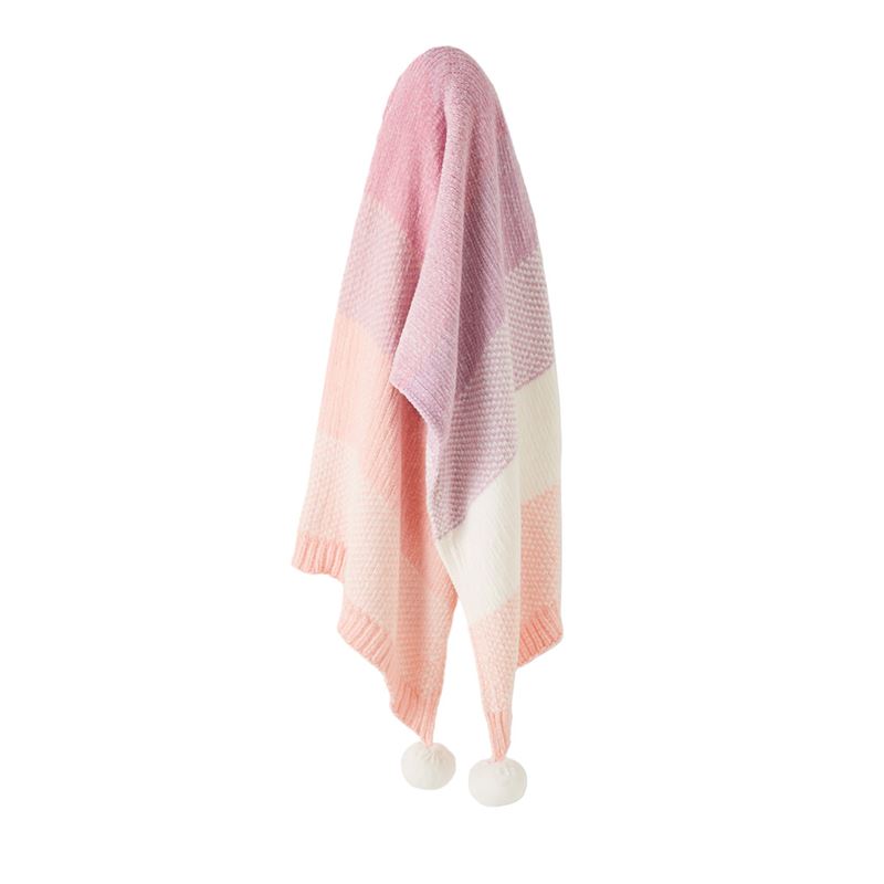 Sophie Ombre Sunset Chenille Throw