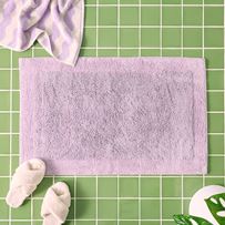 Nicola Lilac Combed Cotton Bath Mat
