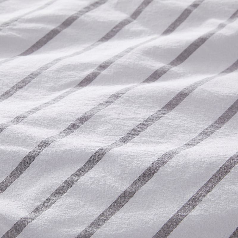 Stonewashed Cotton Cloud Stripe Quilt Cover Separates