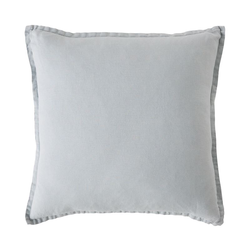 Belgian Cashmere Blue Vintage Washed Linen Cushion