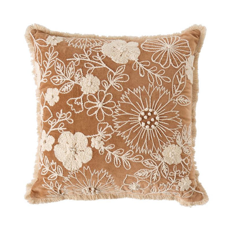 Hampshire Almond Floral Cushion