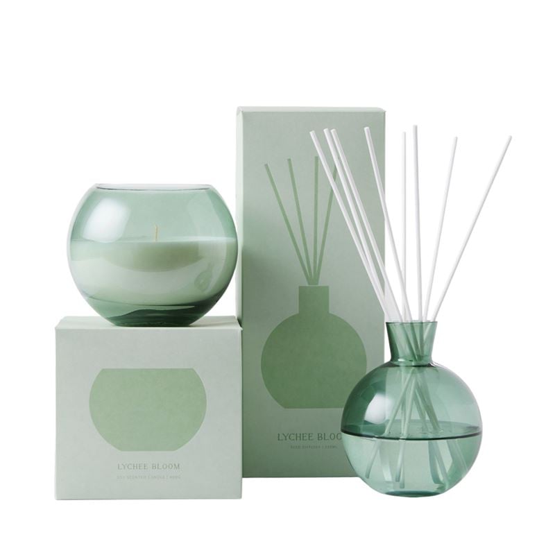 Sphere Lychee Bloom Candle 400g