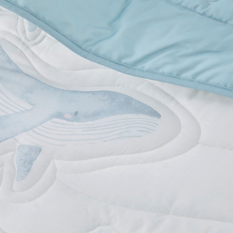 Whale Blue Coverlet 