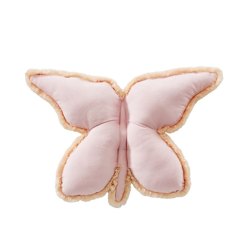 Polly Luxe Butterfly Multi Textured Cotton Cushion