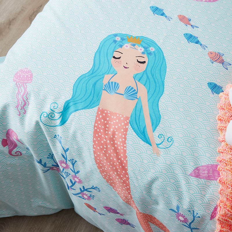 Mermaidia Aqua Quilt Cover Set