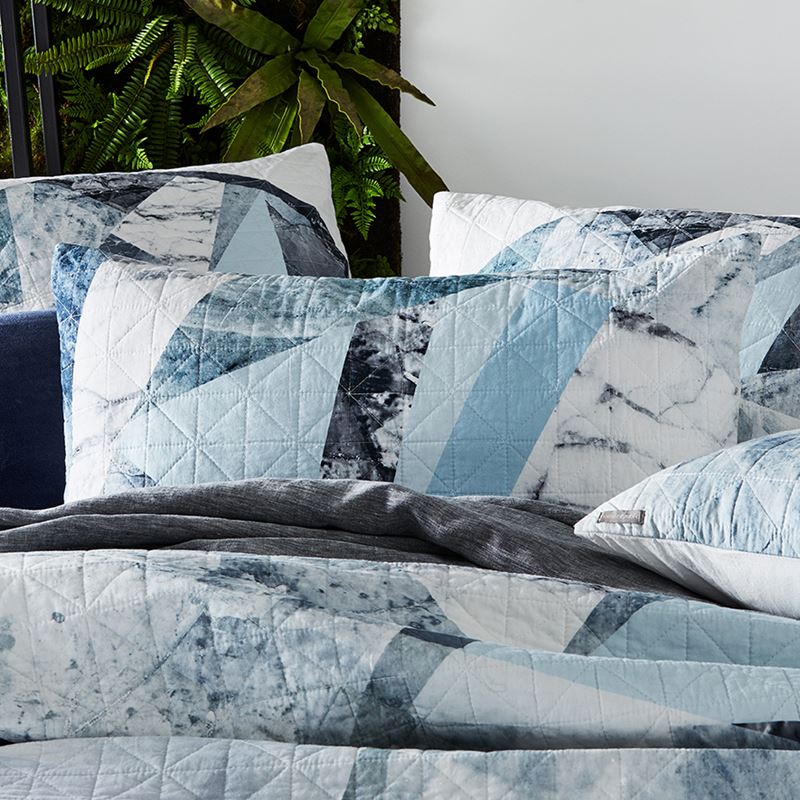Tao Grey Quilted Quilt Cover Separates