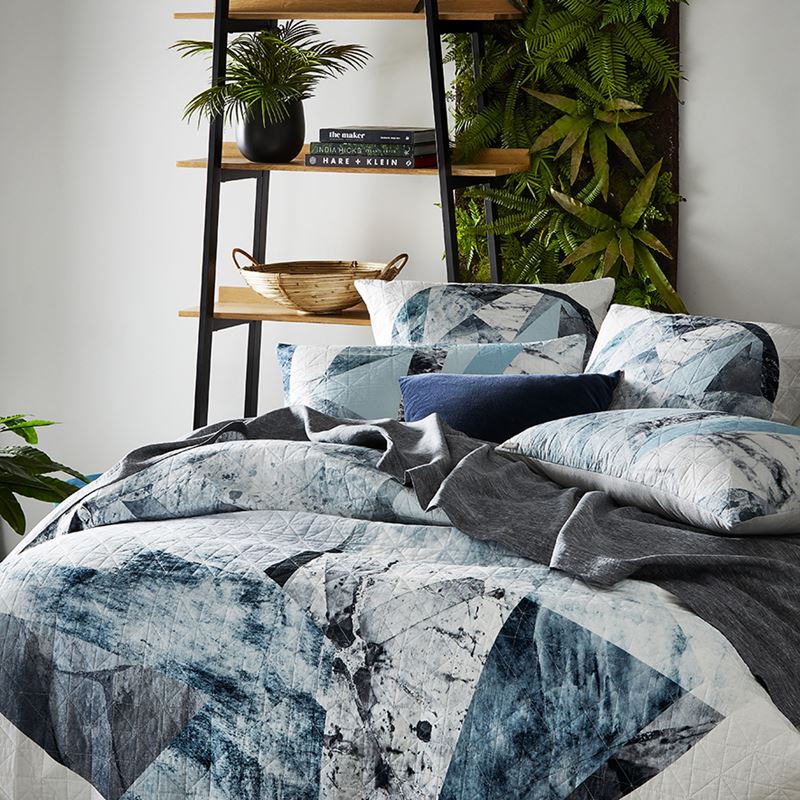 Tao Grey Quilted Quilt Cover Separates
