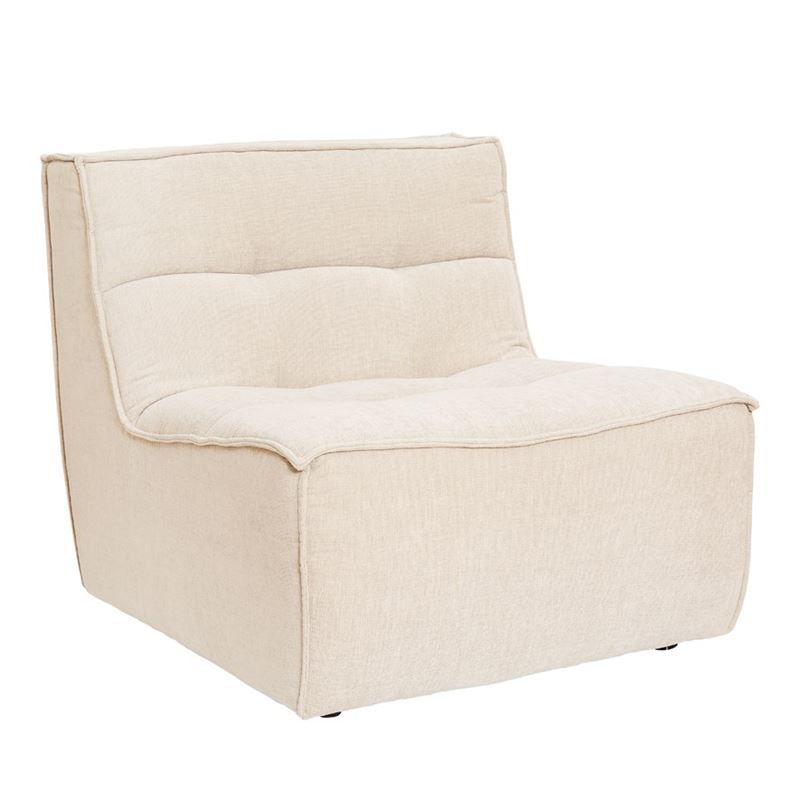 Otis Natural Lounge Chair 1 Seater