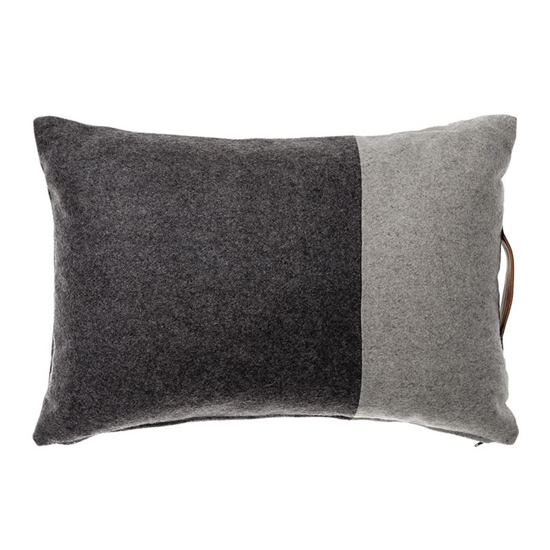 Zavier Felt Cushion Charcoal Grey 