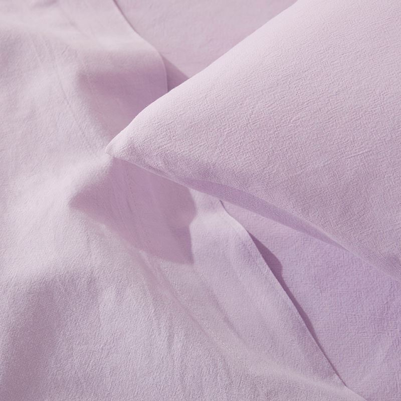 Stonewashed Cotton Lilac Sheet Separates