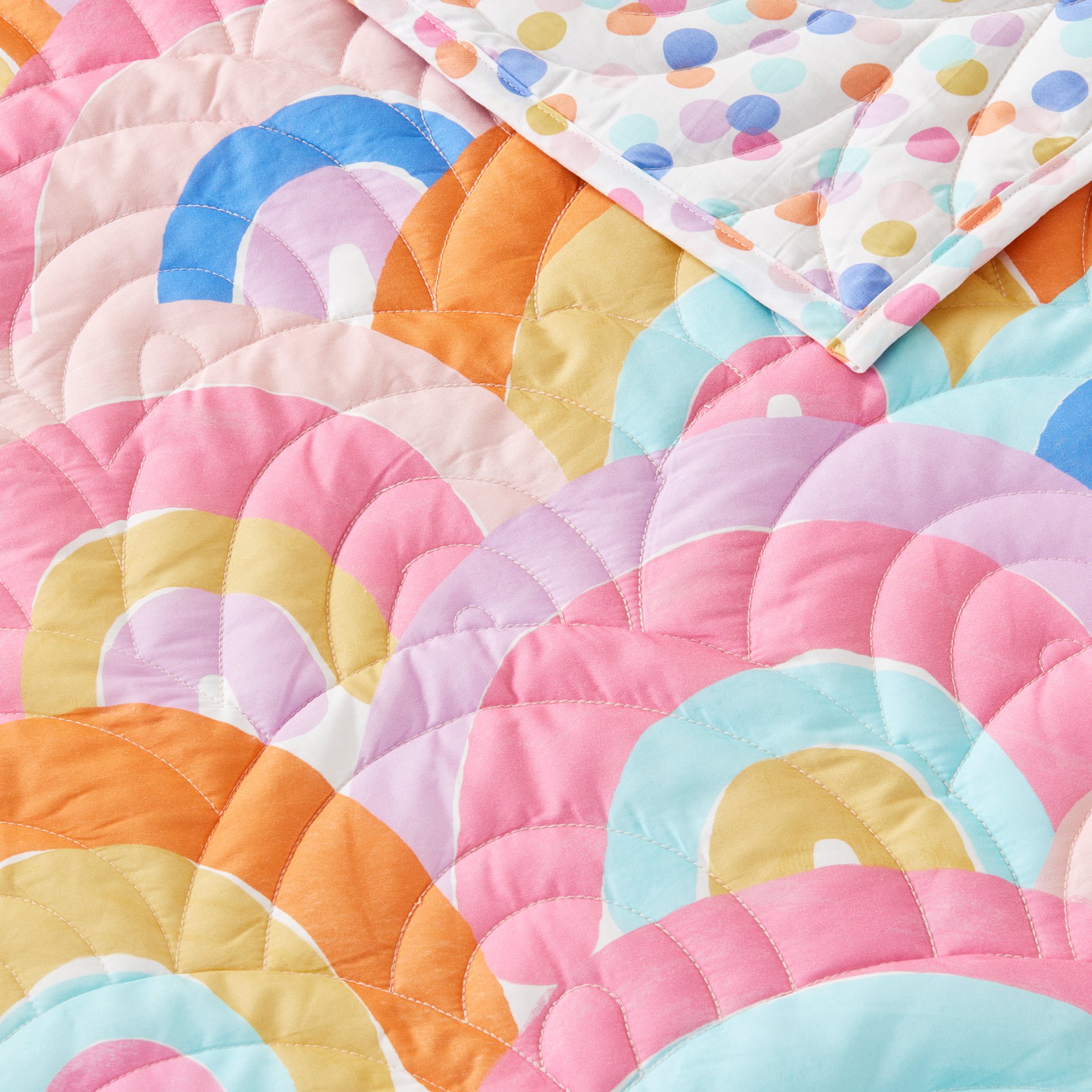Adairs Kids - Kids Quilted Rainbow Sleeping Bag | Adairs