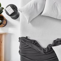 Ultra Soft Jersey Grey Stripe Sheet Separates