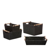 Kendrick Black Baskets