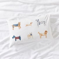 Dogs Text Pillowcase