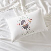 Flipping Amazing Text Pillowcase