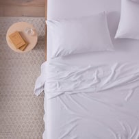Microplush White Sheet Set