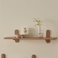 Boston Oak Wall Shelf