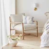 Fresno Wheat Sling Chair