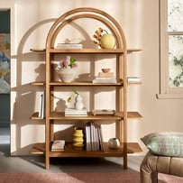 Lunar Oak Bookshelf