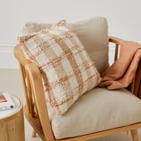 Heidelberg Natural Check Cushion