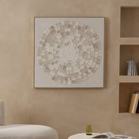 Moma Circle Collage Canvas