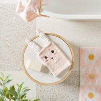 Baby Bath Time Bunny Wash Mitt 