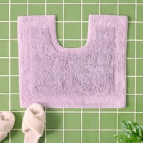 Nicola Lilac Combed Cotton Contour Mat