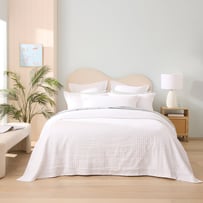 Victoria White Matelasse Coverlet Separates