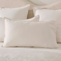 Vintage Washed Linen Coconut Pillowcases