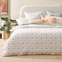 Luna Sage Quilted Quilt Cover Separates