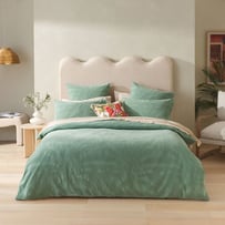 Sago Mineral Green Matelasse Quilt Cover Separates