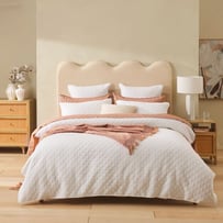Lillian White Quilted Quilt Cover Separates