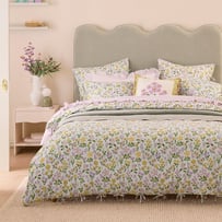 Josephine Floral Soft Blue Quilt Cover Set + Separates