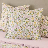 Josephine Floral Soft Blue Pillowcases