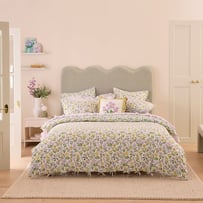 Josephine Floral Soft Blue Quilt Cover Set + Separates