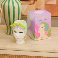 Carman Coconut & Elderflower Head Candle 510g