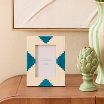 Palo Cream & Blue Resin Frame