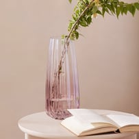 Lotus Gradient Pink Tall Vase