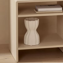 Willow White Small Vase