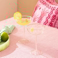 Summer Fruit Lemon Coupe Glass Gift Pack of 2