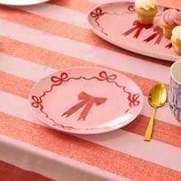 Bella Bow Red Side Plate