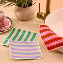 Stripes Printed Dishcloth Pack of 3