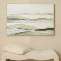 Bushlands Green Hills Wall Art