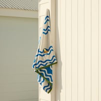 Swell Marina Luxe Velour Pocket Beach Towel