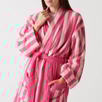 Whitehaven Pink Terry Textured Beach Robe