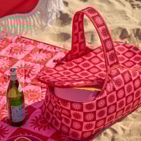 Sundown Pink Picnic Cooler Bag