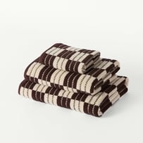Hamilton Check Chocolate & Natural Towel Range